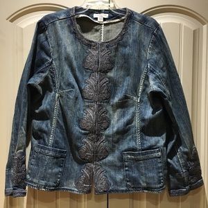 Coldwater Creek jean jacket